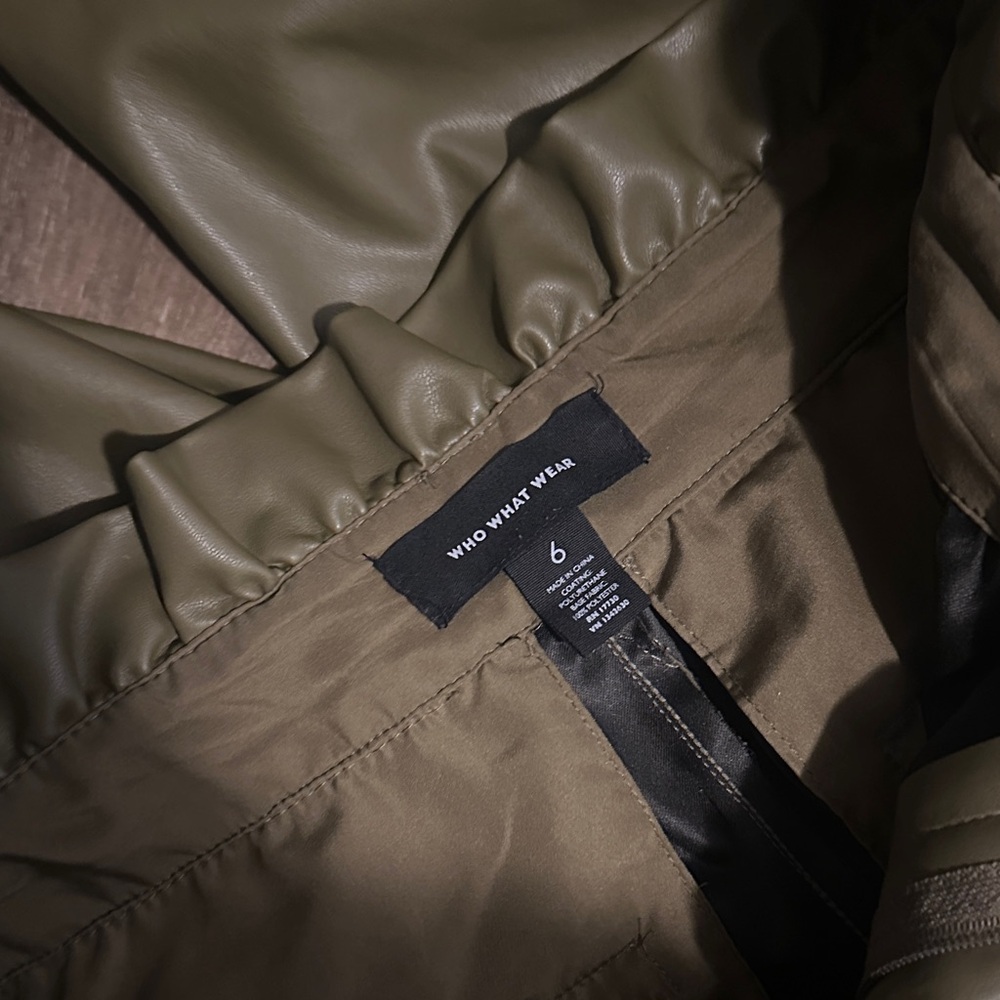 Who What Wear Olive Ankle Pants